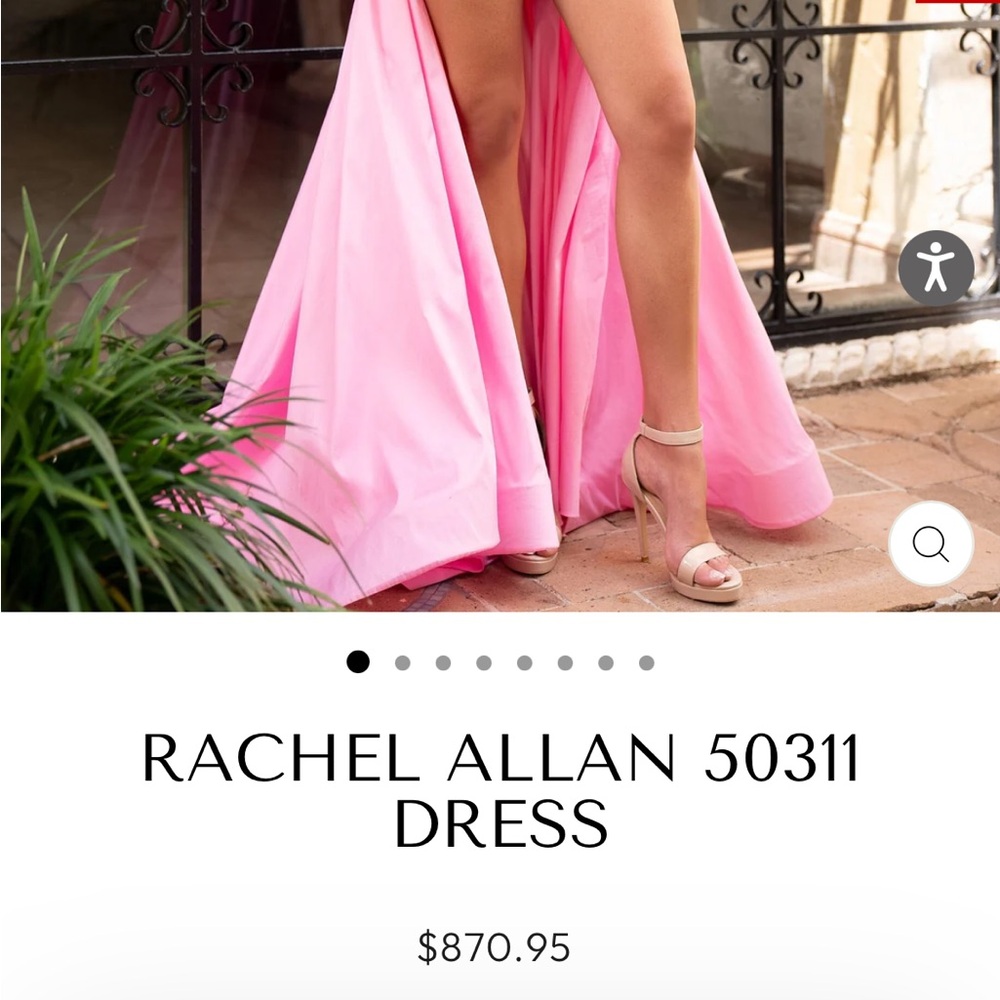 Rachel Allan Pink Embellished Dress - Picture 2 of 5